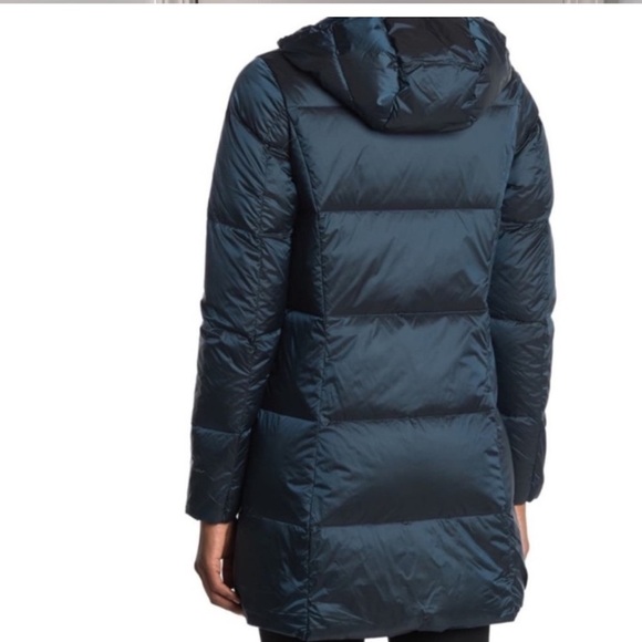 Blue Hooded Puffer Jacket - Picture 15 of 15